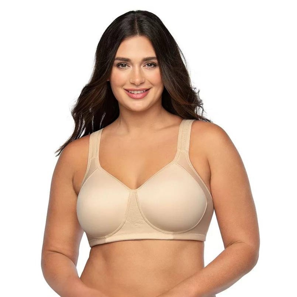 Vanity‎ Fair Sport Bra 71500 Wireless High Impact Beige 42DD NEW Convertible